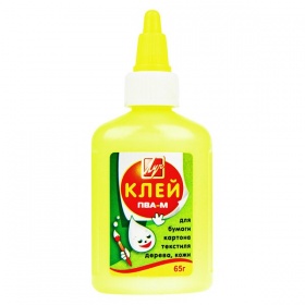 Клей ПВА желт.флакон 65г