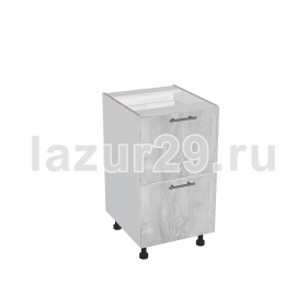 Шкаф (АЯ245) напольный с двумя ящиками 45 см