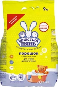 Стиральный порошок Ушастый Нянь 9 кг