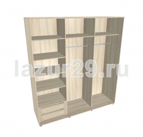 Шкаф-купе 20-6П7Ш2Я2 