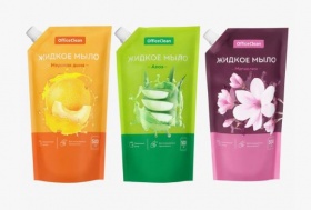Жидкое мыло OfficeClean 500 мл (дой-пак)