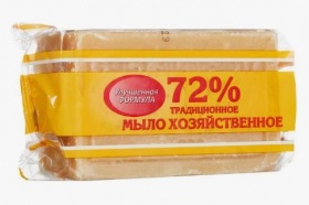 Мыло хозяйственное Меридиан Традиционное 72% 150 гр. в обертке