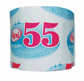 Бумага туалетная 55 м.