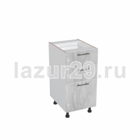 Шкаф (АЯ340) напольный с тремя ящиками 40 см