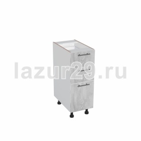 Шкаф (АЯ330) напольный с тремя ящиками 30 см)