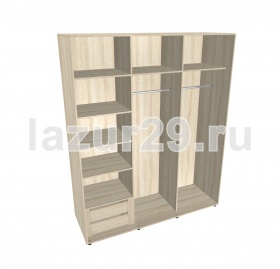 Шкаф-купе 18-6П7Ш2Я2 